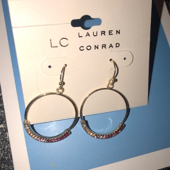 LC Lauren Conrad earrings new with tags NWT - Picture 3 of 14